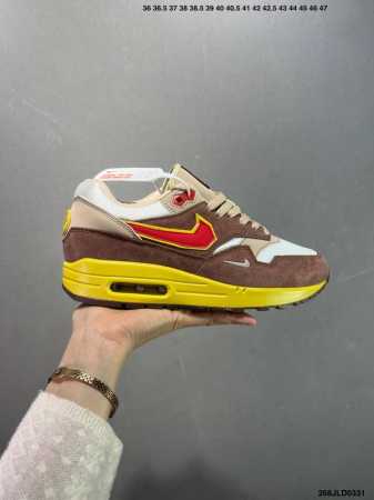 公司级耐克 Nike Air Max1 Sp混合科技 透气后掌半气垫慢跑鞋 兼具非凡优质外观和出色穿着体验！性能出众的一双透气鞋面后置半掌气垫运动鞋。货号：Dc - 点击图像关闭