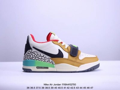 公司级三合一最强合体，多种新配色回归耐克nike Air Jordan Legacy 312 Low”White Grey Fog Blue Red“乔丹最强三