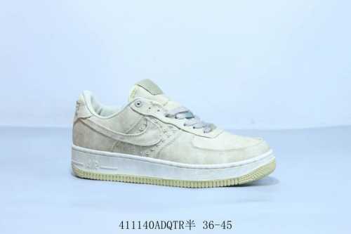 耐克 Nike Air Force 1 Af1耐克 低帮 空军一号休闲板鞋黄× 货号 Dv4246-333 411 Adqtr半 36-45