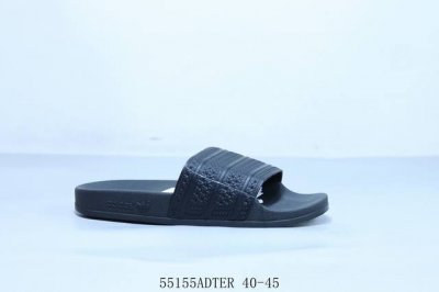 阿迪达斯三叶草男鞋女鞋夏天拖鞋一字拖沙滩鞋凉拖鞋 55155Adter 40-45