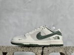 Nk SB Dunk Low 北面联名-猪八拼皮绿勾 周年高端定制 低帮休闲板鞋 DQ1098-511 #定制鞋盒 大厂纯原品质出货 超高清洁度 皮料切割干净无