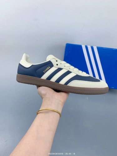 阿迪达斯三叶草Adidas Originals Samba Vegan Og Spd 桑巴舞系列绅士德训足球风百搭低帮休闲运动板鞋 size 如图 编码 K63