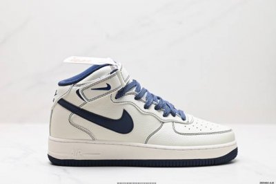 公司级nike Air Force 1 Mid 07 原楦头原纸板 打造纯正中帮空军版型 专注外贸渠道 全掌内置蜂窝气垫 原盒配件 原厂中底钢印、拉帮完美 官方