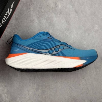 本地 核心私 Saucony Triumph 22 Gtx 潮流舒适防滑耐磨 低帮跑步鞋 全新升级Pwrrun Pb中底 脚感再度升级，提供持久强劲动能 中底边