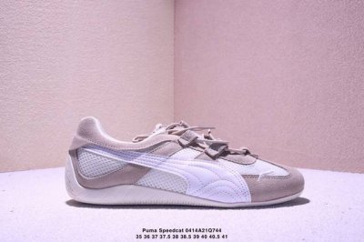 彪马 Puma Speedcat Og+ Sparco 防滑耐磨 支持侧踏时的踏步工作 即使在健身房等使用环境中也能确保透气性 像吸盘一样的设计是为了提高体育馆