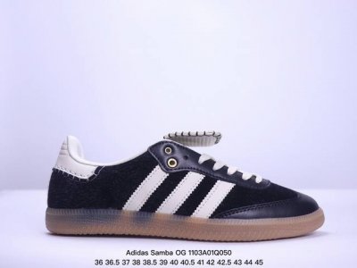Adidas Originals Wb Pony Tonal Samba OG 桑巴舞系列绅士德训足球风百搭低帮休闲运动板鞋 货号:IH3371 尺码:36 3