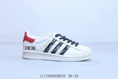 220 阿迪达斯Adidas三叶草 Originals Superstar 贝壳头系列低帮经典百搭休闲运动板鞋迪奥联名 111760Nnoro半 36-45