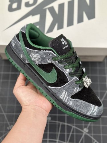 核心私 公司级耐克nike Sb Dunk Low Retro Se 扣篮系列低帮休闲运动滑板板鞋 采用软质牛剖皮鞋面材质#正确后跟反口里弧度#原厂中底布正确印