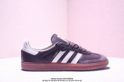 真标阿迪达斯三叶草Adidas Originals Samba Og 桑巴舞系列绅士德训足球风百搭低帮休闲运动板鞋 Xm0407Q845