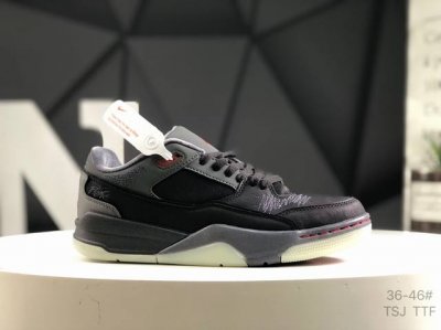 真标带半码 耐克 Who Decides War X Nike Jordan Flight Court Ate 搭防滑耐磨 低帮 耐克复古篮球鞋 货号:Hq29