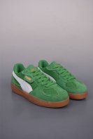 200 Puma Palermo 2024 彪马 防滑耐磨低帮德训板鞋 孔眼底座和脚趾凸起由猪八革材料制成 支持侧踏时的踏步工作 即使在健身房等使用环境中也能