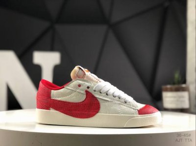 140 真标带半码耐克 Nk Blazer Low‘77 Jumbo 经典百搭低帮开拓者休闲运动板鞋 真硫化铝楦制作 原厂布料拼接 独家裁片完美鞋型 台湾进口软