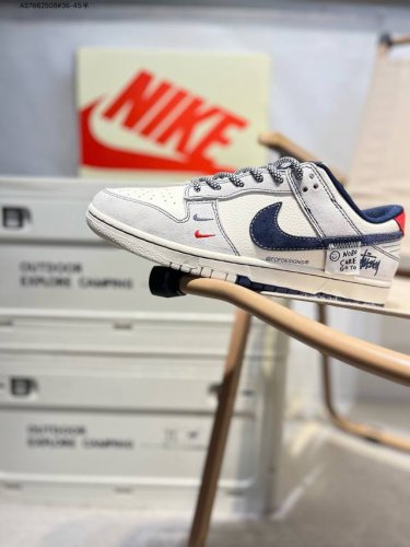 Nike Sb Dunk Low“斯图西联名” 周年高端定制 低帮休闲板鞋 定制鞋盒 超高清洁度 皮料切割干净无任何毛边 细节完美Yx5066 As766250