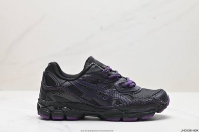 公司级asics 亚瑟士 透气网眼鞋面配合部分合成革材质 采用全新ahar+橡胶材质,更加耐磨日本专业跑鞋品牌 Asics 亚瑟士 Tiger Gel-Nyc户