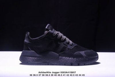180 Adidasnite Jogger 2019 Boost三叶草 悟空夜行者 复古跑鞋 原厂材料 原厂大底 私家独模 网布搭配麂皮拼接打造鞋面 极具复古风