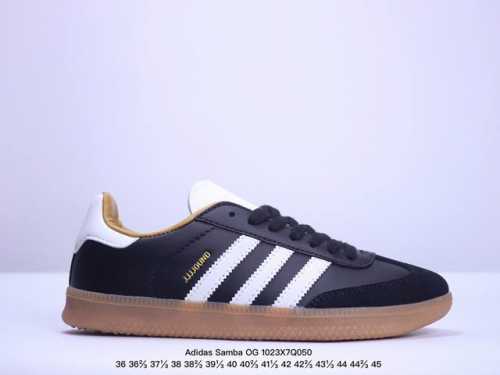 特价阿迪达斯 三叶草Adidas Originals Samba OG”Talchum Pack Scarlet“桑巴舞系列绅士德训足球百搭皮革板鞋F“联名红灰