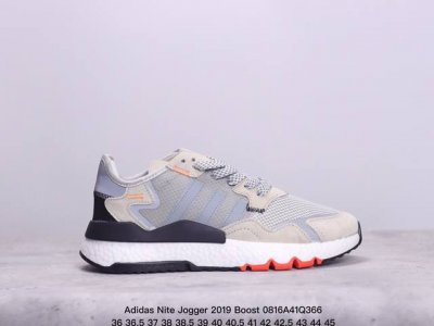 公司级真爆！Adidas Nite Jogger Boost 夜行者复古跑鞋原厂材料 原厂大底 私家独模 网布搭配头层皮 拼接打造鞋面 极具复古风格鞋头及鞋跟点