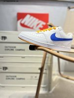 100 Nike Court Vision Lo 低帮百搭 透气休闲运动板鞋 兼顾舒适脚感和出众风范 演绎匠心之作 结构性的支撑贴合感结合复古篮球设计 货号:C