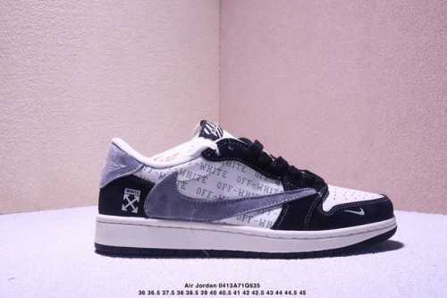 海外爆款限量发售！公司级 Travis Scott X Fragment Design X Jordan Air Jordan 1 Low Og Sp “Off