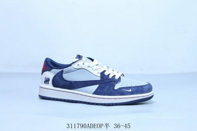 220 乔丹Air Jordan 1 Low Aj1 乔1低帮复古文化休闲运动篮球鞋 倒勾 货号 Cf3688-026 311790Adeop半 36-45