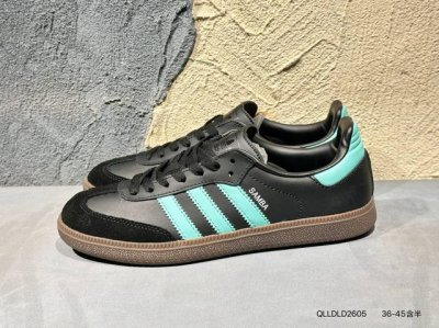 130 #新品上市实拍 阿迪德训黑蒂芙尼蓝 Qlldld2605