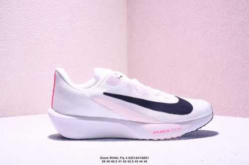 180 马拉松 Nk Air Zoom Rival Fly 4 运动休闲缓震跑步鞋 Fv6040 104 鞋底窗口可见Zoomx粘接料.非通货使用的纹路雕刻而成