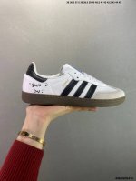 Ad Original Samba Og 复古经典轻便板鞋 B75806 口碑大厂出品 正确烫金高频细节 原装纳米超迁皮料 独家私模橡胶大底 原盒原配 这款桑巴