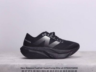 公司级new Balance Fuelcell Supercomp Elite V4 运动舒适耐磨 低帮休闲跑步鞋 男款 新款的elite V4，在鞋面和鞋底都