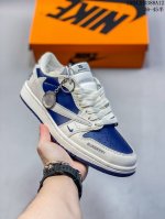 海外爆款限量发售！公司级 Travis Scott X Fragment Design X Jordan Air Jordan 1 Low Og Sp Lv联名