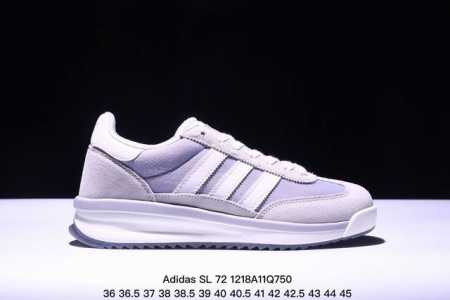 阿迪达斯adidas Sl 72 Shoes 经典复古薄底运动鞋 T头鞋 三叶草复古休闲跑步鞋休闲运动鞋 这款经典运动鞋携复古型格，来访你的活力日常 采用舒爽帆 - 点击图像关闭