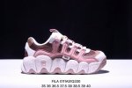 公司级etudes X Fila斐乐 织物合成革tpu 圆头系带厚底 减震耐磨 低帮 复古休闲鞋 货号:F12W342103Foa 尺码:35.5 36 36.