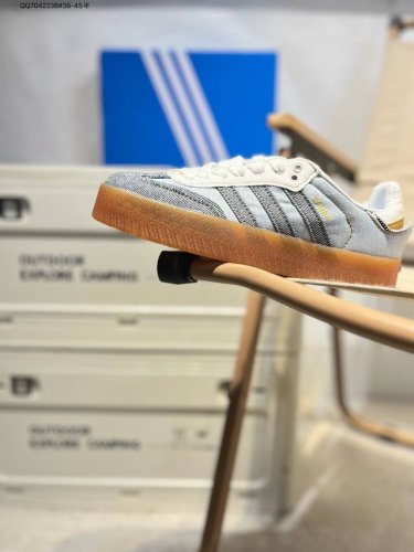 Adidas Originals Wb pony Tonal Samba Og 厚底桑巴舞系列绅士德训足球风百搭低帮休闲运动板鞋Ii0001 Qq7042238