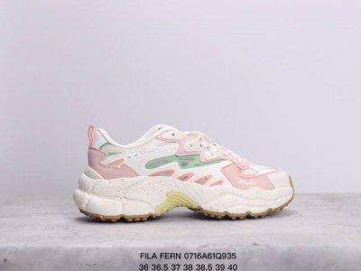 公司级fila 斐乐蕨草鞋fern女鞋运动鞋 2024新款户外老爹鞋反光休闲鞋 货号:F12W421106Fpc 尺码:35.5 36 36.5 37.5 38