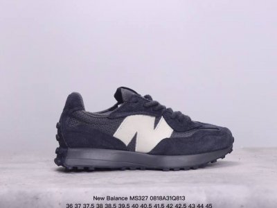 公司级new Balance Ms327 复古休闲运动慢跑鞋 完美细节 #全新 New Balance 327 系列 以更纯粹的复古风格设计打造的全新造型 侧身