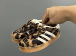 阿迪新款德训gazelle儿童魔术贴休闲鞋 小童 SIZE：24-37码 全网火爆的gazelle系列 超嗲的配色，上脚超好看 大小童魔术贴区分匠心打造 橡胶耐