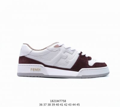 Fendi芬迪情侣款休闲鞋 独家定制 独家原装套装配件官方同源 原厂材料订单 全套专柜包装物及配件 Fendi芬迪match最新爆款情侣款运动鞋板鞋原版购入 高