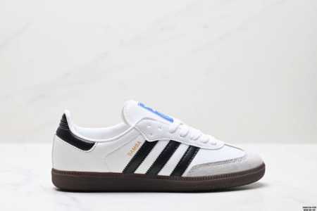 真标Adidas Originals Samba Og 桑巴舞系列 阿迪达斯 三叶草 绅士德训足球风百搭低帮休闲运动板鞋 货号:B75807 尺码:36-45 - 点击图像关闭