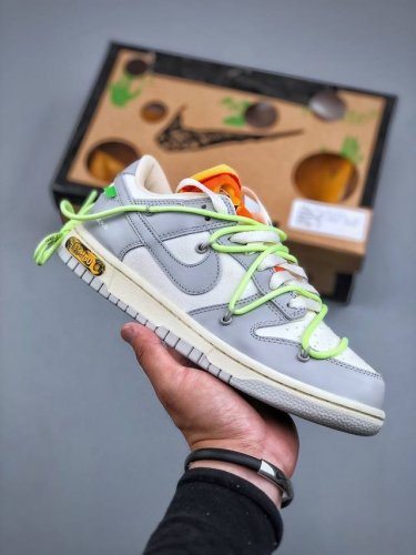 福利清仓 纯原版本 原460版本 0Ff-White X Nike Dunk Low The 50 Ow系列 原厂原档案开发 原盒原标 正确原厂头层皮料 官方厚