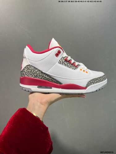公司级Air Jordan 3 Retro Aj3 乔3 复古休闲运动文化篮球鞋。 首次使用经典传神Jump Man Logo 并创新使用后掌可视气垫。清爽有余