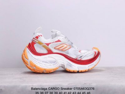 公司级balenciaga Cargo Sneaker 巴黎世家十一二代圆头系带 公司级版本 舒适百搭低帮生活休闲鞋老爹鞋 全套原纸板楦头开发 最原汁原味的灵魂