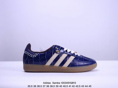 公司级adidas Originals Wales Bonner Samba Og桑巴舞系列绅士德训足球风百搭低帮休闲运动板鞋 货号: 尺码:35.5 36 3