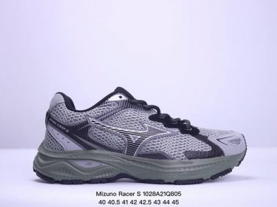 公司级Mizuno Racer S 美津浓 时尚百搭 网布减震防滑耐磨透气 低帮休闲跑步鞋 货号:D1GH223502 尺码:40 40.5 41 42 42.