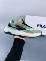 公司级Fila斐乐 Pioniere 舒适时尚 合成革减震防滑 低帮休闲跑步鞋 Size：如图 编码：K394K0810223