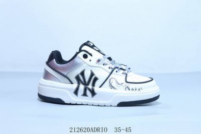 New York Yankees X Mlb Chunky Liner Low 学长鞋系列低帮老爹风轻量增高厚底百搭休闲运动板鞋 212620Adrio 35-