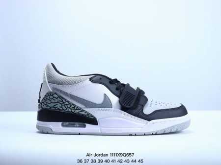 S版性价比 Air Jordan Legacy AJ312 低帮 鞋身采用了皮革材质打造 横跨鞋面的魔术贴十分吸睛 侧面的Swoosh Logo的一部分被鞋面遮 - 点击图像关闭