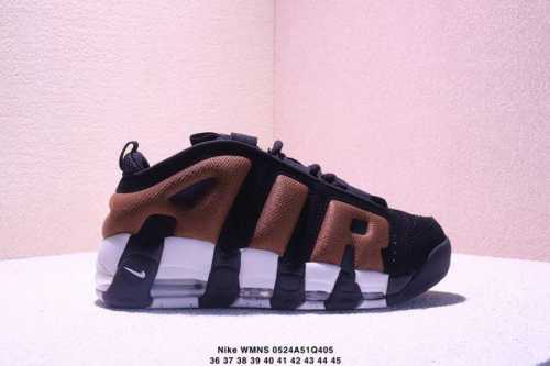 公司级耐克Nike Wmns Air More Uptempo Gs Barely Green 皮蓬初代系列经典高街百搭休闲运动文化篮球鞋美国队配色 货号:Fz