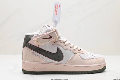 公司级nike Air Force 1 Mid 07 原楦头原纸板 打造纯正中帮空军版型 专注外贸渠道 全掌内置蜂窝气垫 原盒配件 原厂中底钢印、拉帮完美 官方