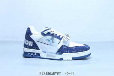 Lv路易威登Louis Vuitton Trainer Sneaker Low休闲运动文化百搭篮球鞋 212450Adywt 40-44