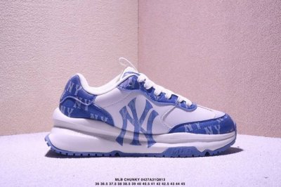 公司级Mlb Chunky Classic Embo Monogram 人气单品 学长鞋系列低帮老爹风轻量增高厚底百搭休闲运动慢跑鞋高级街头休閒品牌Mlb公开了