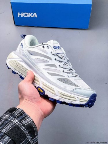 集图 Hoka Mafate Speed 2 超轻厚底轻量山地跑步鞋 原装轻量化材料Fresh Foam 超轻量中底全部用料过3C认证滚动平衡科技减少33%能量